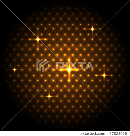 Abstract global with gold dots background 27828016
