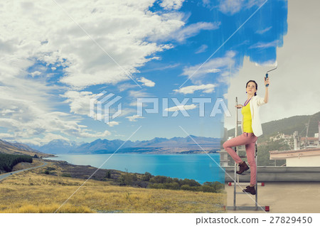 She paints her life in colors She paints her life in colors 27829450
