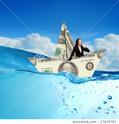 Dollar paper boat Dollar paper boat 27829767