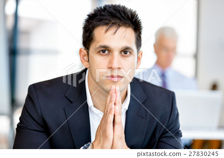 Businessman at the office 27830245