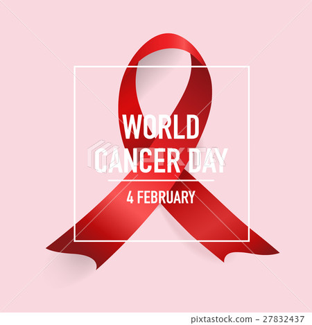World cancer day. February 4. World cancer day design background with ribbon. Vector Illustration World cancer day. February 4. World cancer day design background with ribbon. Vector Illustration 27832437