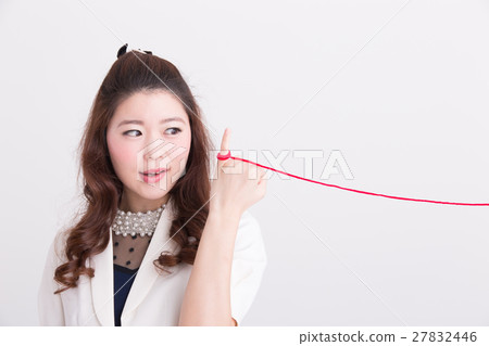 紅線/女士（白背） 27832446