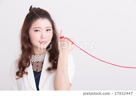 紅線/女士(白背) 紅線/女士(白背) 27832447