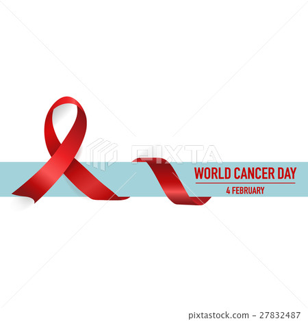 World cancer day. February 4. World cancer day design background with ribbon. Vector Illustration World cancer day. February 4. World cancer day design background with ribbon. Vector Illustration 27832487