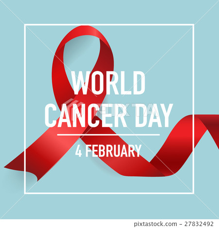 World cancer day. February 4. World cancer day design background with ribbon. Vector Illustration World cancer day. February 4. World cancer day design background with ribbon. Vector Illustration 27832492