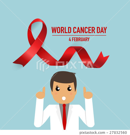 World Cancer Day February 4 World Cancer Day Stock Illustration