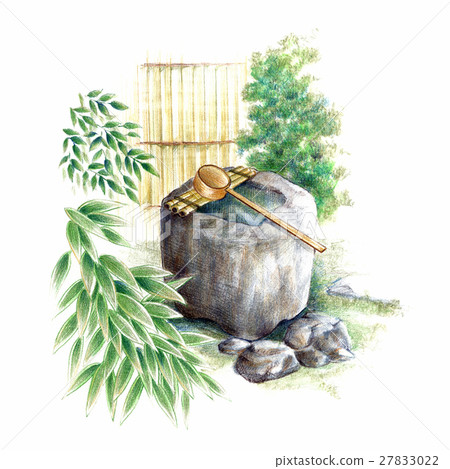 Hands stand nestling in the garden 27833022