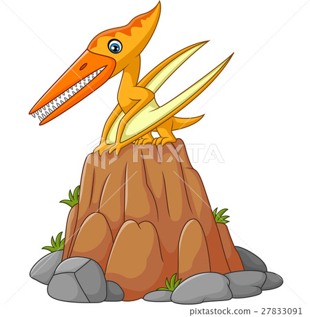 Cartoon funny pterodactyl 27833091