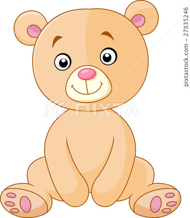 clipart of a sitting bear