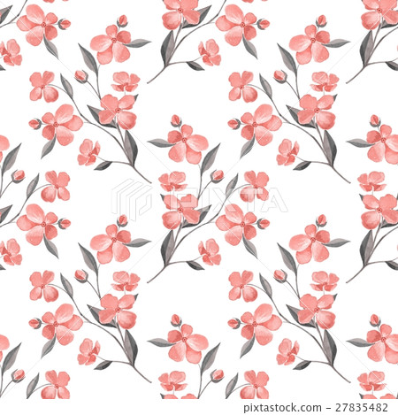 Spring flowers. Seamless floral pattern 3 27835482