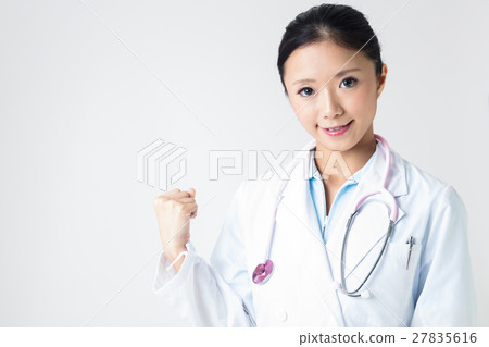 擺姿勢的女醫生 擺姿勢的女醫生 27835616