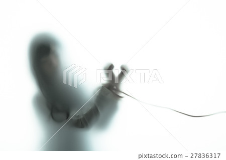 People silhouette negative image 27836317