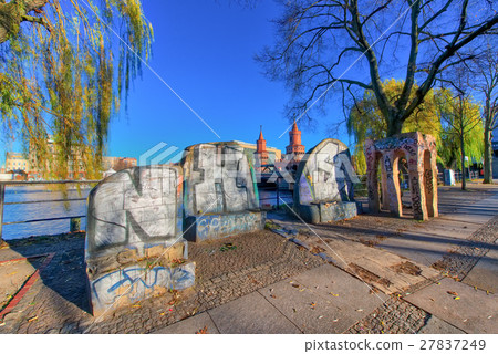 Berlin glimpse near the Oberbaumbrucke Berlin glimpse near the Oberbaumbrucke 27837249