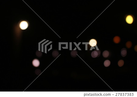 bokeh of lights on black background 27837383
