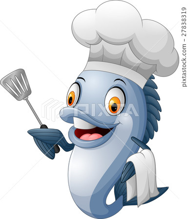 cartoon chef fish cartoon chef fish 27838319