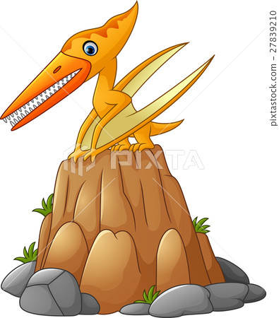 Cartoon funny pterodactyl Cartoon funny pterodactyl 27839210
