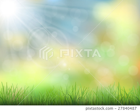 spring nature background grass 27840487