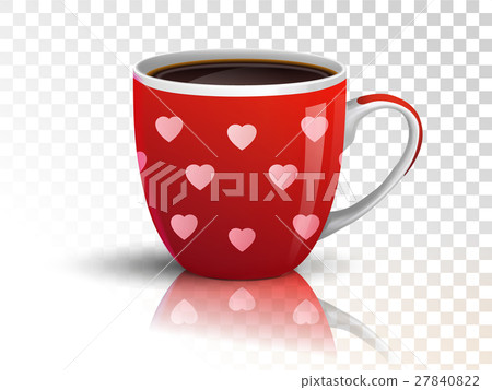 Cup of coffee on transparent Cup of coffee on transparent 27840822