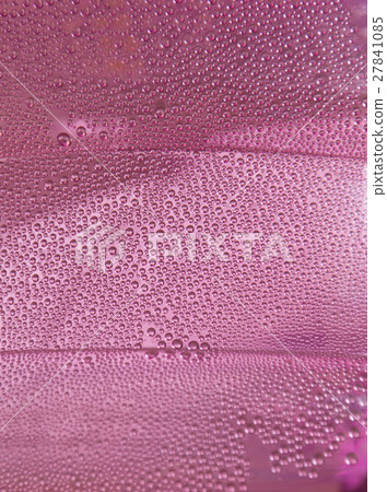 Water Droplets on bucket pink Water Droplets on bucket pink 27841085