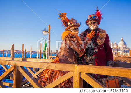 Famous Carnival with masks in Venice, Italy 27841130