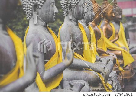 Buddha Statues in Seema Malaka Temple, Colombo Buddha Statues in Seema Malaka Temple, Colombo 27841861
