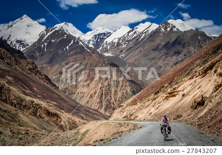 Cycling on Karakorum Highway Cycling on Karakorum Highway 27843207