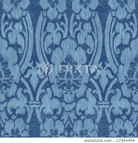 Seamless abstract hand-drawn floral pattern Seamless abstract hand-drawn floral pattern 27844494
