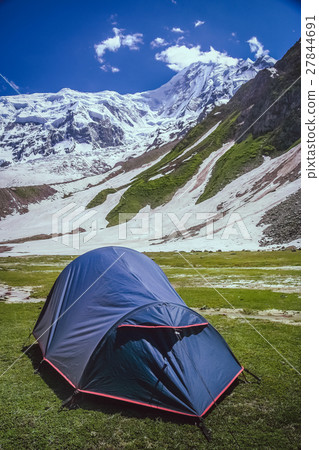 Tent at Nanga Parbat base camp Tent at Nanga Parbat base camp 27844691