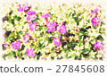 Beautiful spring flowers day in vintage tone 27845608