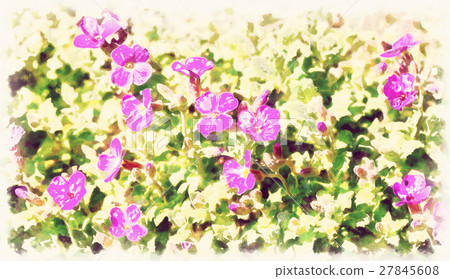 Beautiful spring flowers day in vintage tone 27845608