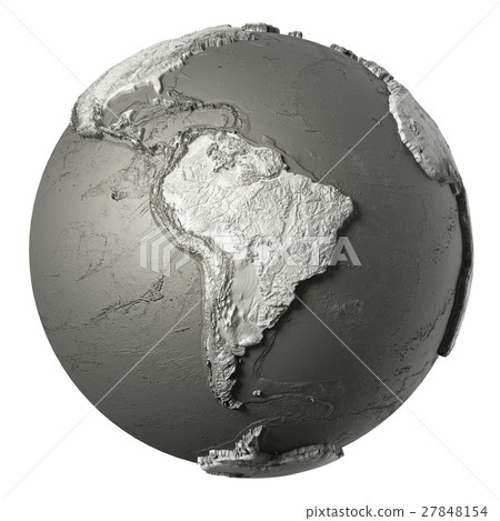 3D Globe South America 3D Globe South America 27848154