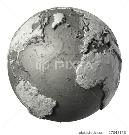 3D Globe Atlantic Ocean 3D Globe Atlantic Ocean 27848158