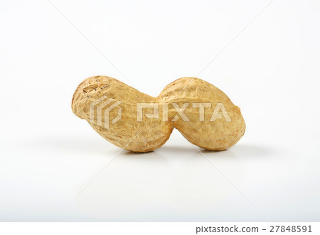 unpeeled peanut in shell 27848591