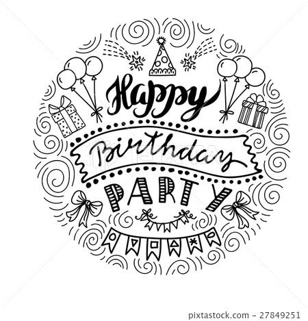 Poster for the birthday greetings. Poster for the birthday greetings. 27849251