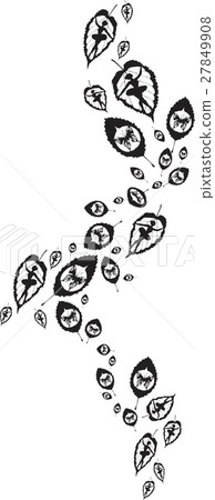 Ballerina and Butterfly.Vector 27849908