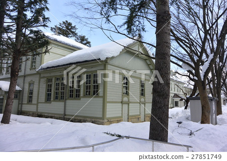 Winter scenery of Yonezawa Higher Industrial School 27851749
