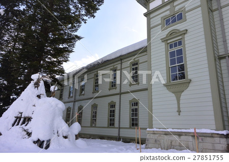 米澤高等工業學校的冬天風景 27851755