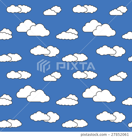 Clouds Seamless Pattern Background 27852061