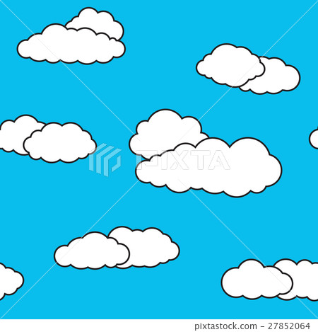 Clouds Seamless Pattern Background 27852064