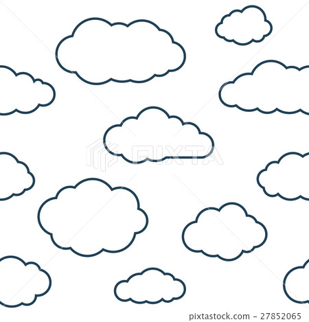 Clouds Seamless Pattern Background 27852065