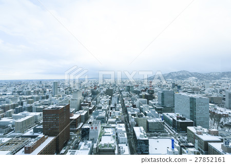 札幌的街道在冬天 札幌的街道在冬天 27852161