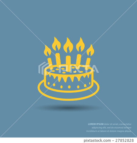 Pictograph of cake - Stock Illustration [27852828] - PIXTA
