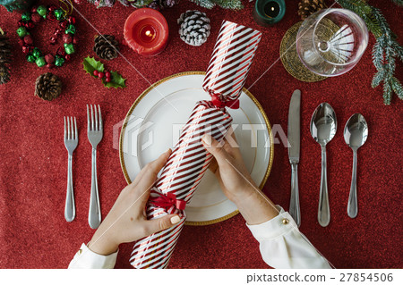 Christmas New Year Celebration Decorations Concept 27854506