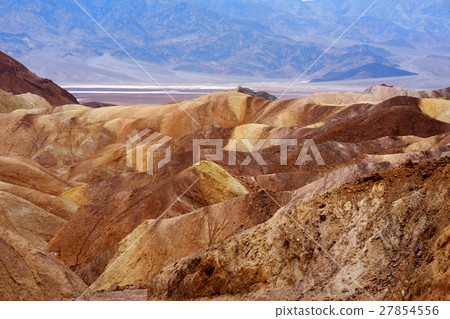 Famous Zabriskie Point in Death Valley 27854556