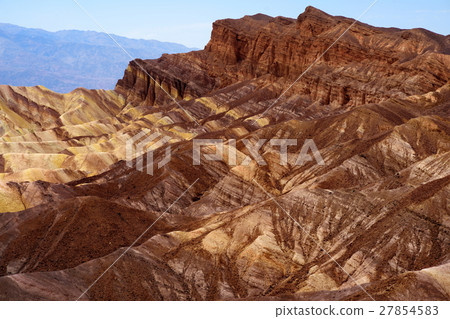 Famous Zabriskie Point in Death Valley Famous Zabriskie Point in Death Valley 27854583