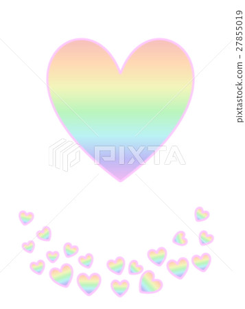 Rainbow-colored Heart, Valentine's Day Image 27855019