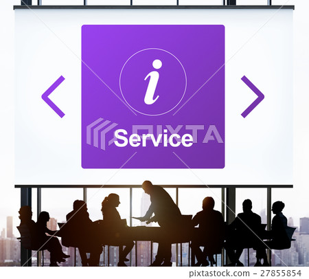 Customer Service Information Icon Concept Customer Service Information Icon Concept 27855854