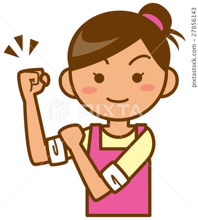 主婦上身技能圖像例證 27856143