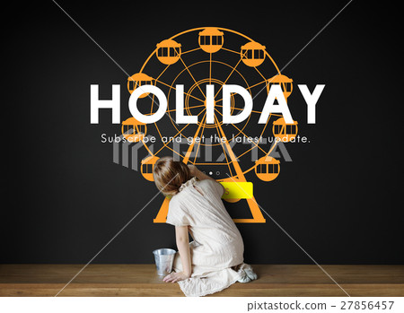 Holiday Vacation Travel Destination Graphic concept 27856457