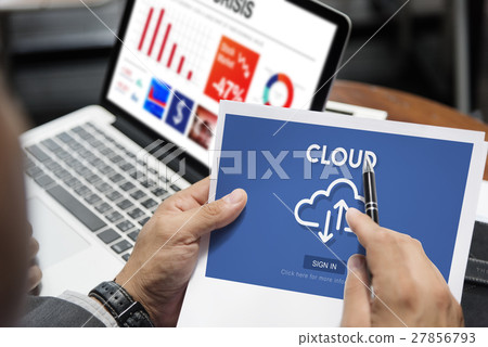 Cloud Storage Modern Technology Concept Cloud Storage Modern Technology Concept 27856793
